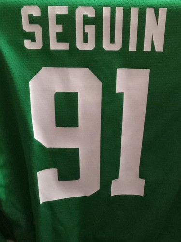 Dallas Stars Tyler Seguin Youth Size L/XL NHL Victory Green Official Home Jersey - Picture 3 of 10