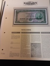 Banknoten der welt - Mosambik 100 Escudo  - UNC -Papiergeld