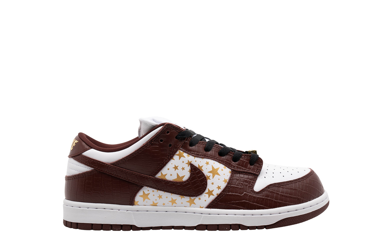 Nike Supreme x Dunk OG SB QS Low Barkroot Brown for Sale