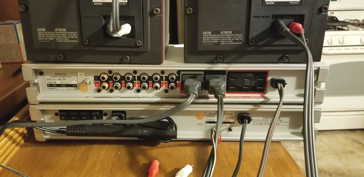 Sony Falcon TAE-20F / ST-10F Preamplifier & Tuner | eBay