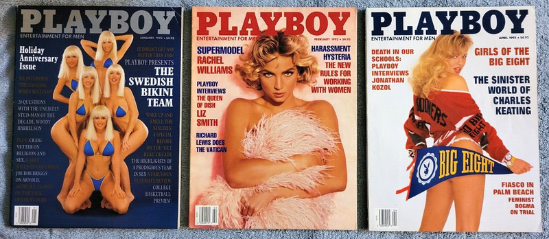 1992 Playboy Magazine Collection Set Adult Vintage Retro Classic Pam Anderson