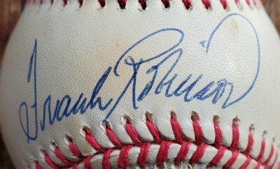 Dual Autographed Frank Robinson Carl Yastrzemski Official Baseball