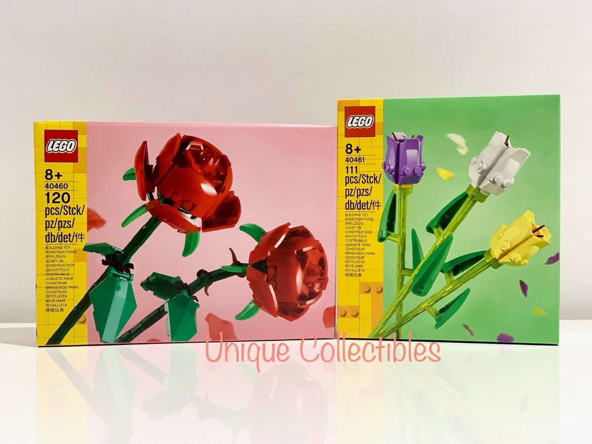 LEGO Creator Roses 40460 and Tulips 40461 Set of Brand New