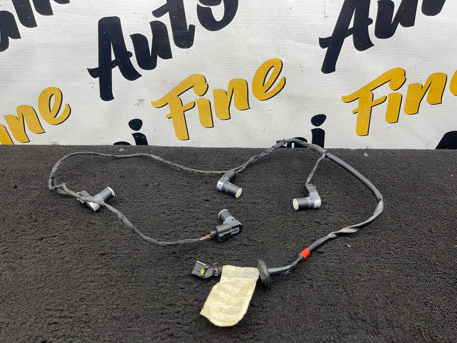 2008 MASERATI GRANTURISMO REAR BUMPER PARKING SENSORS WITH WIRING HARNESS OEM