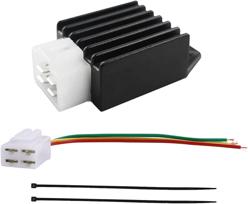 Unidad de media onda rectificadora reguladora de voltaje de 4 pines PRO BAT con cable de 4 cables Conn - Imagen 12 de 12