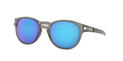 Oakley Latch Matte Grey Ink/Prizm Sapphire Polarized 53mm Sunglasses OO9265-3253