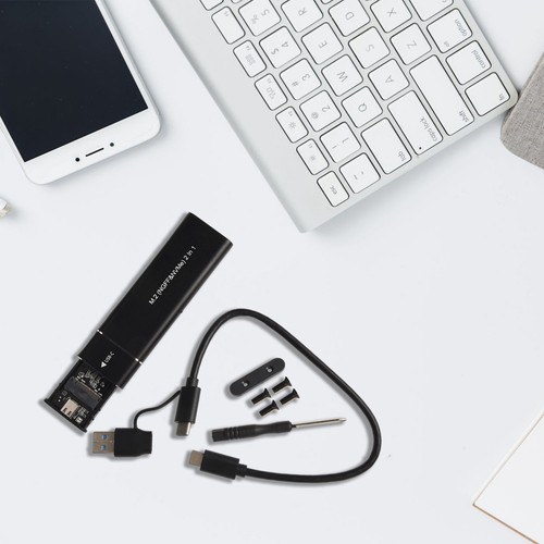 High Speed USB3 1 Type C M 2 NVMe SSD Enclosure 10Gbps External Storage - Bild 6 von 42
