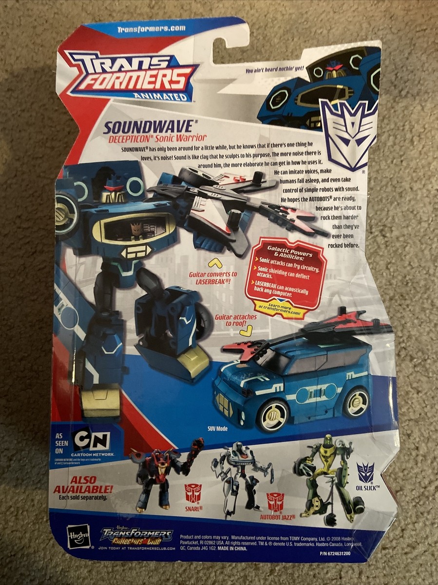 Transformers Animated Soundwave 輸入品 Hasbro Transformers Animated Deluxe Soundwave Action Figure