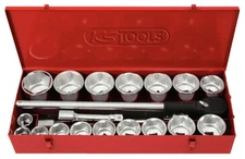KS Tools 1" Drive Socket Set, 22pc 1 Inch Drive 36mm-80mm