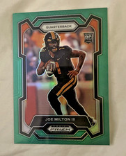 2024 Panini Prizm Draft Picks - Joe Milton III #157 Green Prizm (RC)