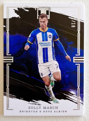 2022 Panini Immaculate - Solly March Sapphire Base Card - Brighton /18