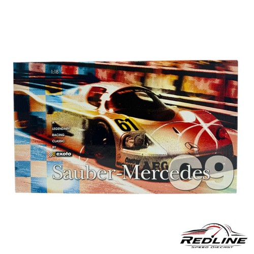 MERCEDES SAUBER C9 de 1987 # 61 KOUROS SPA FRANCORCHAMPS au 1/18 EXOTO RLG 18192