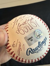 Marlins Team Autographed Baseball 2010 with COA- Uggla Ramirez Cantù & More