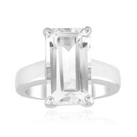 WeißEr Topas Sterling Silber Ring, Nigerianer 5,69Ct
