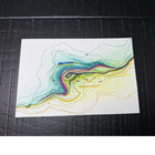 Original Small  Abstract 4”x6”  Drawing — photo 1