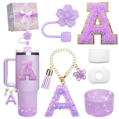 #ad #ad Purple Accessories for Stanley Cup 30OZ 40OZ All Accessories Gift Box Contain $5.80