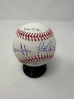 AARON JUDGE/ PETE ALONSO SIGNED BASEBALL NEW YORK  11/24 FANATICS  AUTHENTIC