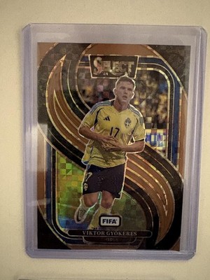 2024-25 Panini Select FIFA #193 Viktor Gyokeres Bronze Checker #/75