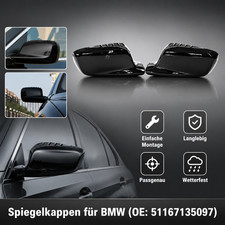 2x Spiegelkappen Au�enspiegel Geh�use f�r BMW E46 Cabrio Coupe E65 E66 3er 7er