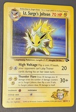 Lt. Surge’s Jolteon 28/132 Gym Challenge 1999 Pokémon TCG LP on eBay