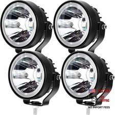 4 Pack 4 Inch Round Led Lights 60w Dc 12-48v Led Off Road Driving White Light 4 Pack 4 Inch Round Led Lights 60w Dc 12-48v Led Off Road Driving White Light