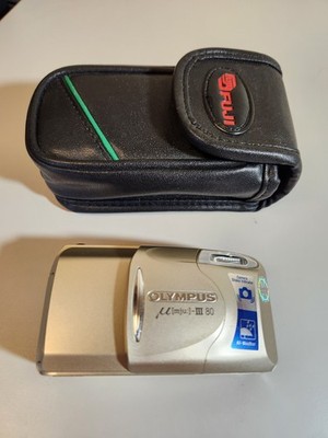 Olympus Stylus 80 μ mju III 35mm Point & Shoot Film Camera New Batteries, Tested