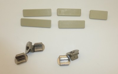 Apple IIGS Rear Case Slot Port Covers Set of 5 Original OEM A2S6000