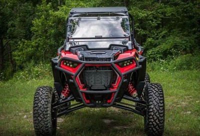 SuperATV  Scratch Resistant Flip Windshield For Polaris RZR XP Turbo S
