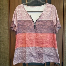 Women's Casual Zipper Top