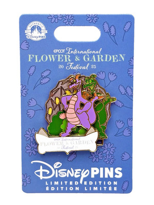Walt Disney World Epcot Int l Flower & Garden Pin 2025 Figment Topiary Slider