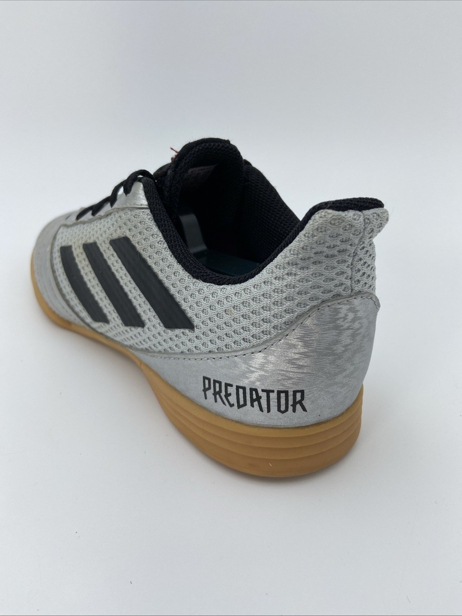 Adidas Mens Predator 19.4 Sala G25829 Silver Indoor Soccer Shoes