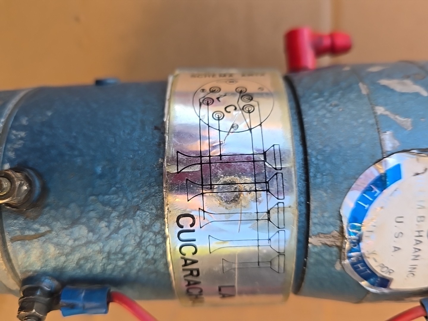 Vilem Baan Air Horn Compressor  Maserati Ferrari Pump La Cucaracha Fiamm