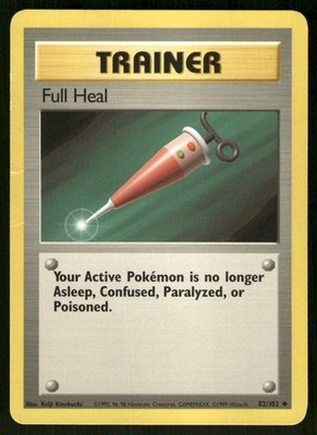 Full Heal Uncommon Base Set 082/102 HP
