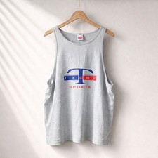 Wilson Tommy Sports Tank Top Mens 2X Heather Gray Graphic Sleeveless Shirt