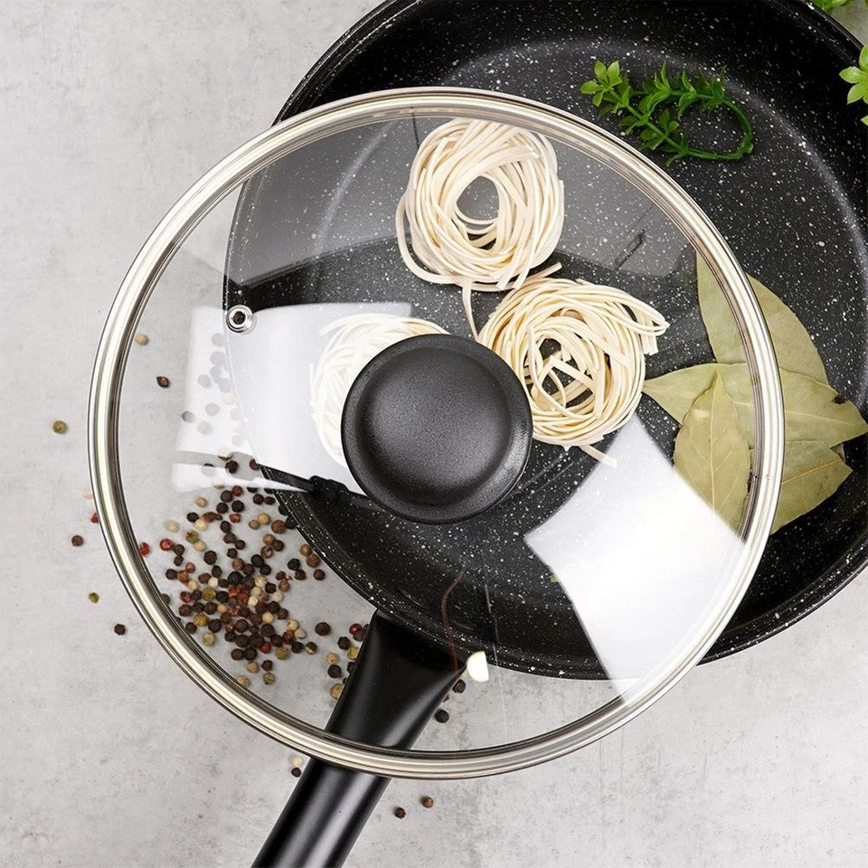 Glasdeckel Topfdeckel Pfannen-Deckel Universaldeckel aus Glas 22 cm - Bild 2 von 4