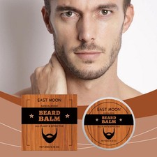 Sandalwood Beard Balm for Men, Softening  Conditioning with Beeswax