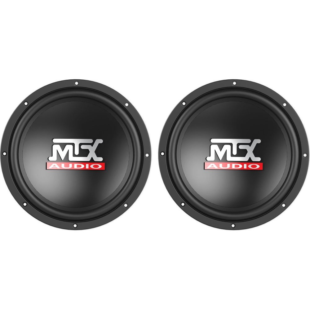 (2) MTX Terminator TN10-04 10&rdquo; 600 Watt 4 Ohm Car Audio Subwoofers Subs