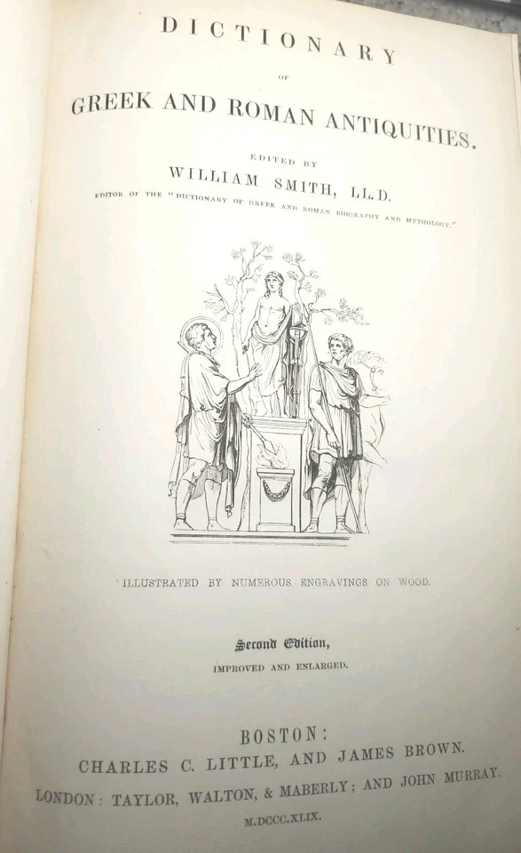 Dictionary of the Greek and Roman Antiquities – Danet – 1700 | Folding Maps Foto 4 de 4