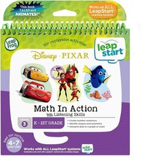 LeapFrog LeapStart Pixar Math Activity Book Level 3, Ages 4-7