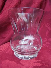 Rare Glenmorangie Pure Malt Scotch Whisky Thistle Shape Tumbler Glass Unused VGC