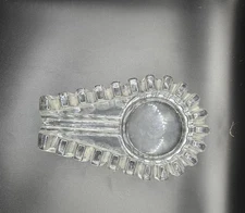 Vintage 1950's Crystal Cigar Ashtray