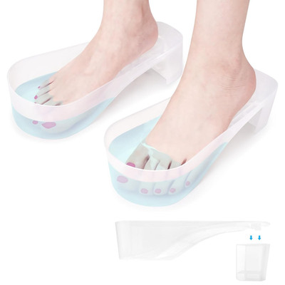 Toe Nail Soaking Bowl, 2 PCS Toenails Soak off Bowl, Shoe Design Foot Bath Soak 