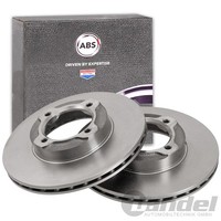 2X A.B.S. Bremsscheiben 211Mm Vorne Passend FüR Daihatsu Cuore
