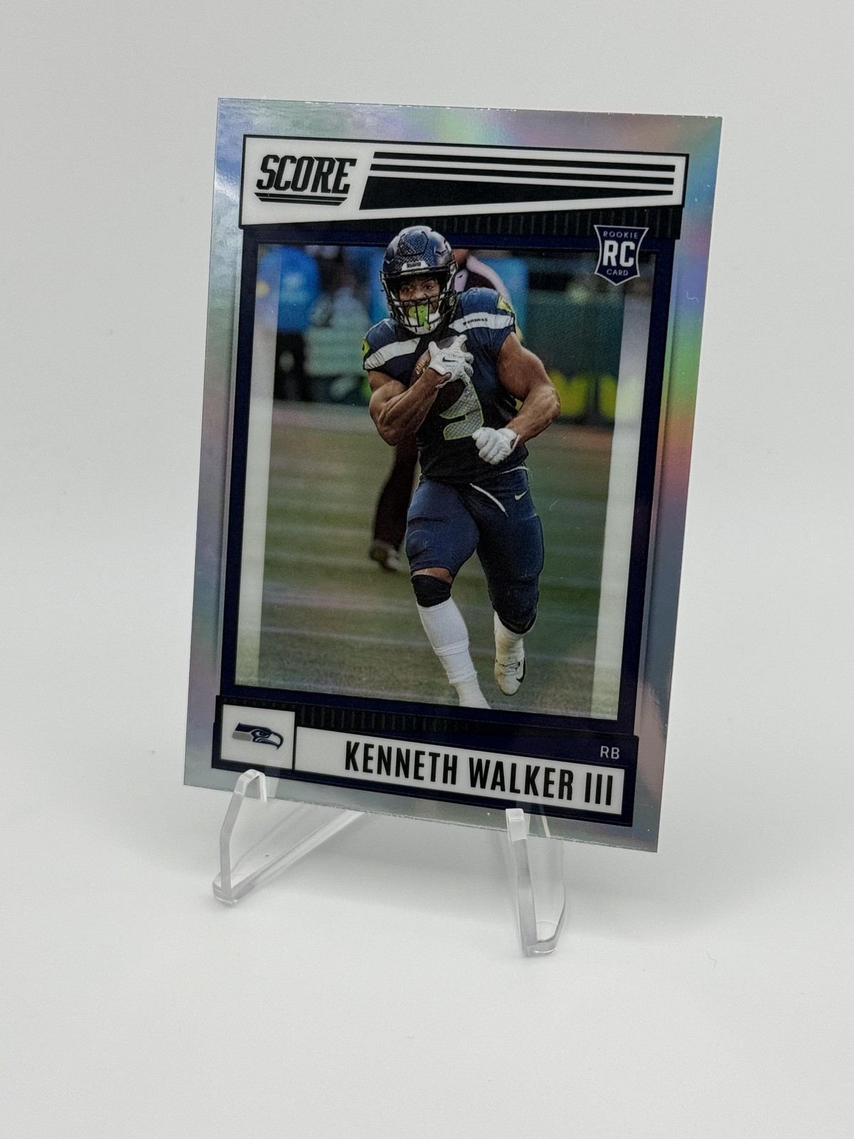 Kenneth Walker III 2022 Panini Chronicles Score Premium Rookies Silver SP-329