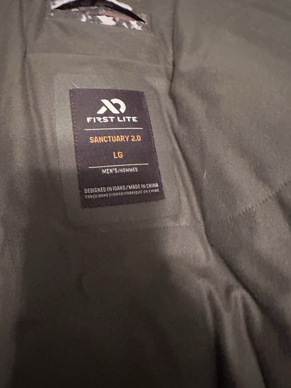 First Lite Sanctuary 2.0 Jacket Large / Filson Ot… - image 2