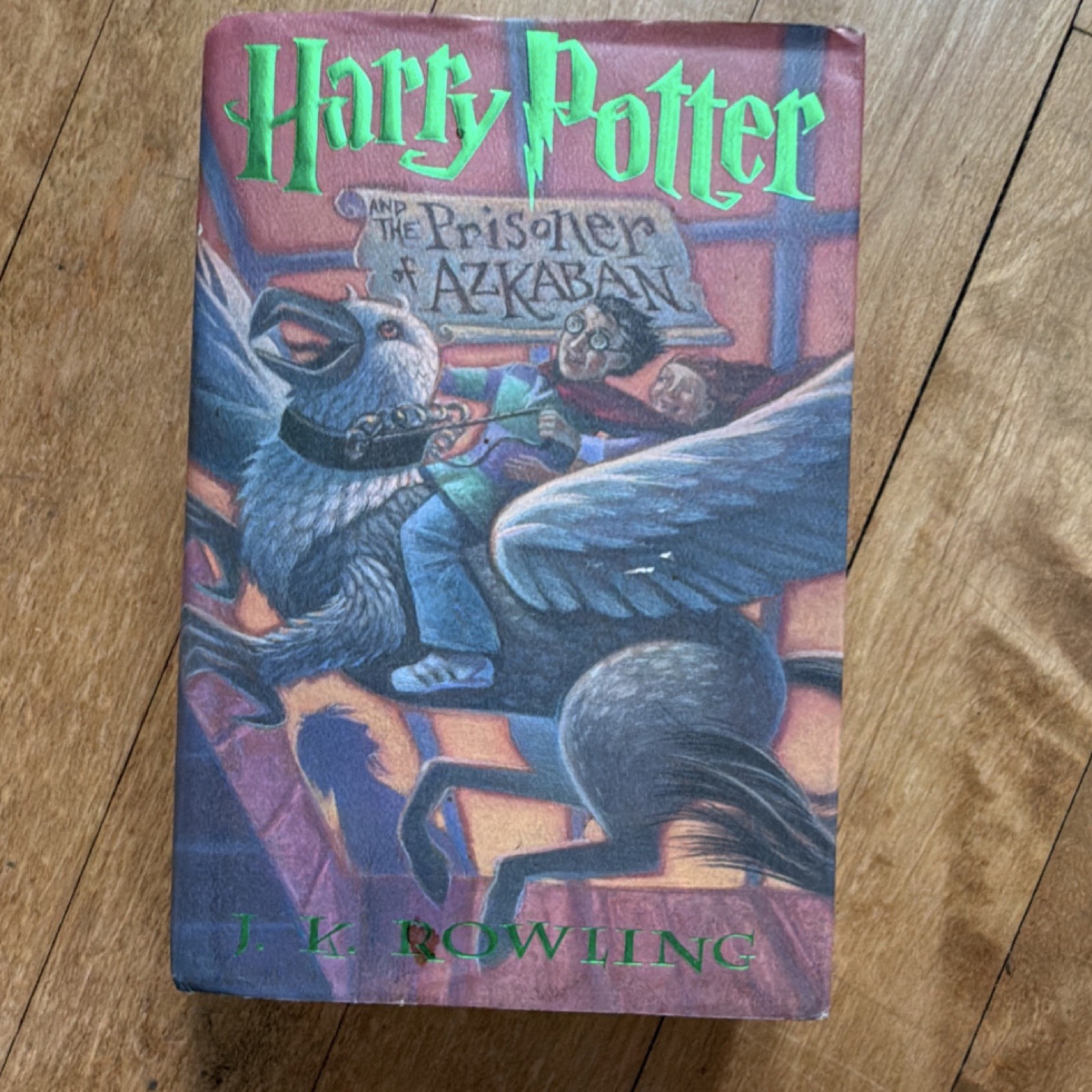 Harry Potter and the Prisoner of Azkaban by J.K. Rowling Hardcover English w/ D…
