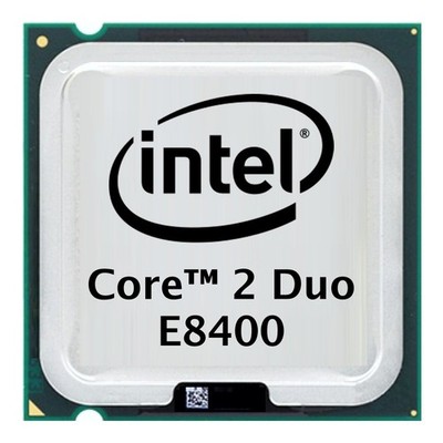 Intel Core 2 Duo E8400 (2x 3.00GHz) SLB9J CPU Sockel 775    #30039