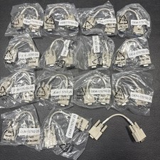 Lot Of 15- 5" VGA 9 Pin Female to Female Cable Cord 9Pin OEM-175792-25