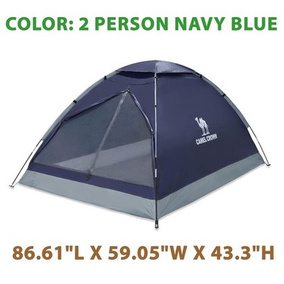 CAMEL CROWN Camping Dome Tent 2/3/4/5 Person Waterproof Lightweight Backpacking