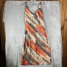 Natori Long Night Gown XL Sleeveless Multicolor Animal Print